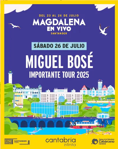 Concierto Miguel Bosé Santander 2025