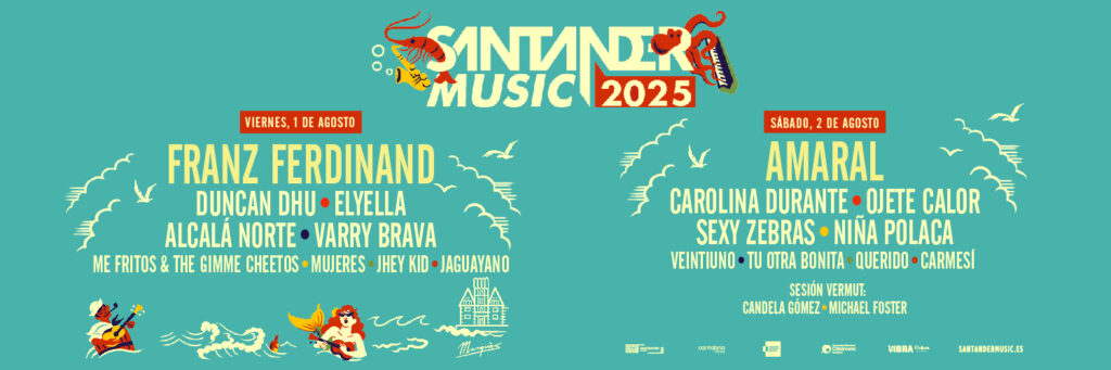 Santander Music 2025: Franz Ferdinand y Amaral Encabezan un Festival Imperdible 01 santander music3