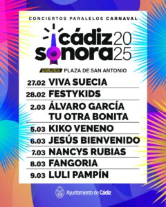 Carnavales de Cádiz. Cadiz Sonora 2025