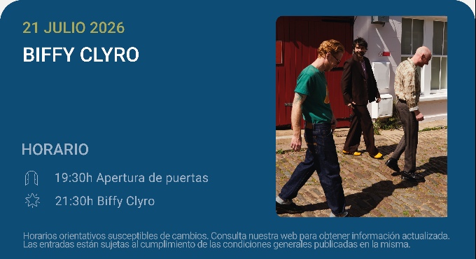 Biffy Clyro Noches del Botanico 2026