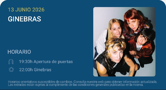 Ginebras – Noches del Botánico 2026