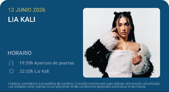 Lia Kali – Noches del Botánico 2026