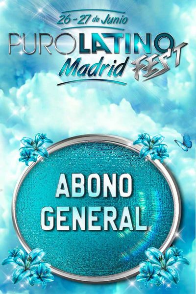Puro Latino Fest Abono General con Reacceso 1