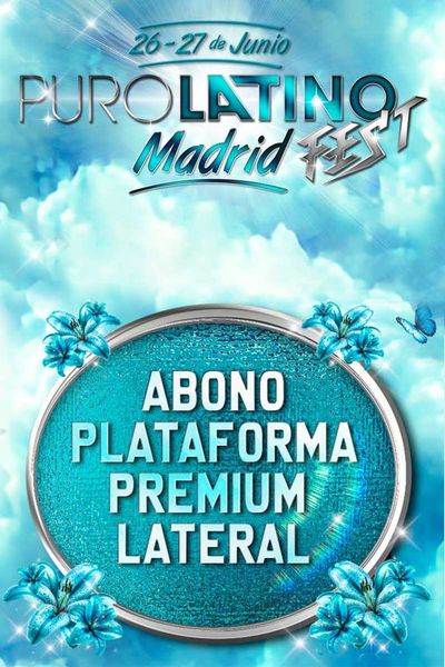 Puro Latino Fest Abono Plataforma Premium Lateral 1