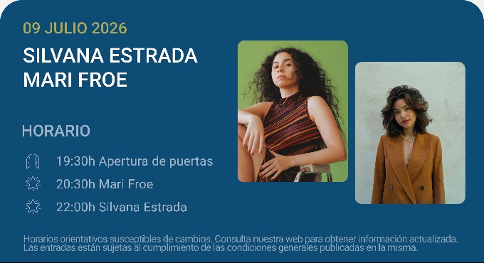 Silvana Estrada & Mari Froes - Noches del Botánico 2026