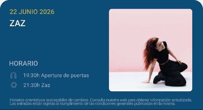 Zaz – Noches del Botánico 2026