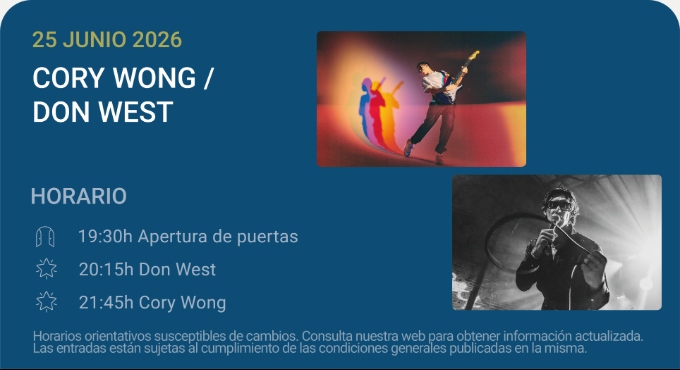 Cory Wong / Don West – Noches del Botánico 2026