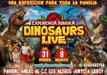 Inicio Dinosaurios Live en Gran Canaria Parking Anexo Al CC. Los Alisios Junto a Leroy Las Palmas de Gran Canaria