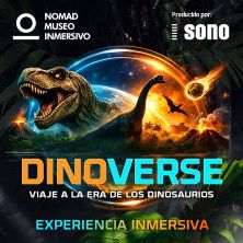 Inicio Dinoverse: viaje a la era de los dinosaurios Nomad Museo Inmersivo Madrid