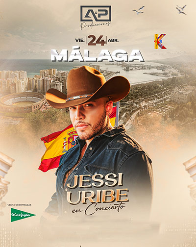 Jessi Uribe Enfinite Sala de Eventos y Conciertos Málaga