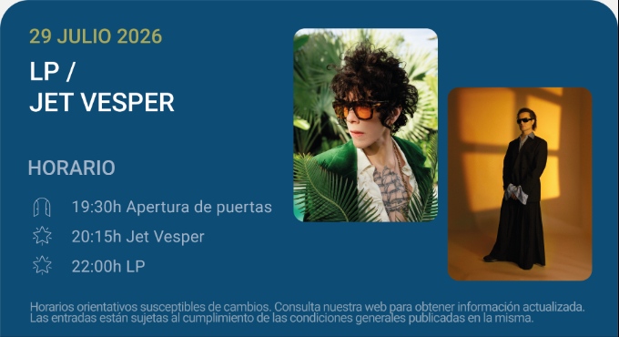 LP / Jet Vesper – Noches del Botánico 2026