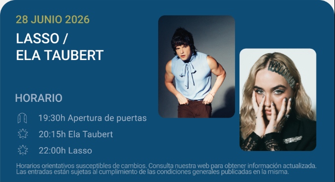 Lasso / Ela Taubert – Noches del Botánico 2026