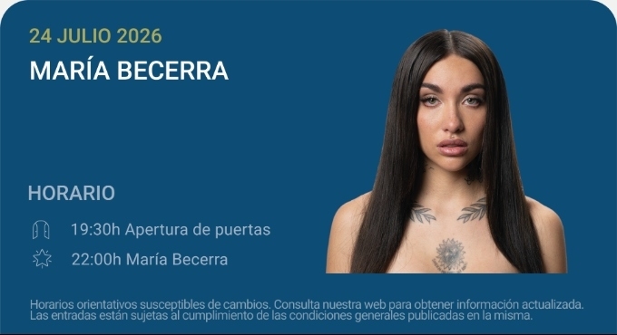 Maria Becerra – Noches del Botánico 2026