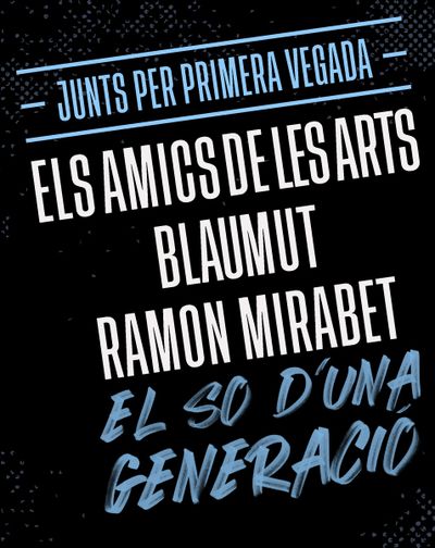 Els Amics de Les Arts + Blaumut + Ramón Mirabet – Festival Sons del Món