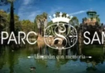 Entrada al Parc Samà en Cambrils en Tarragona Entrada al Parc Sama en Cambrils en Tarragona