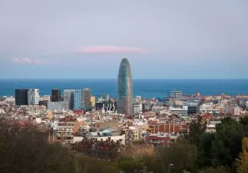 Mirador Torre Glories en Barcelona