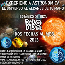 Astroturismo en Ibiza 2026: Observa la Luna y Saturno en BIBO Park el 22 de Mayo – ¡Entradas desde 15€!