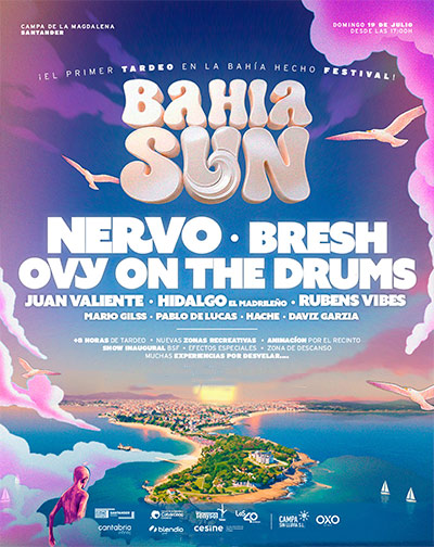 Agenda de eventos en Cantabria - Julio 2026 Bahía Sun Festival 2026