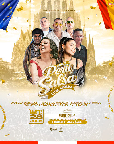 Agenda de eventos en Barcelona: julio 2026 con música, teatro y experiencias únicas Perú Salsa All Stars 2da Edición