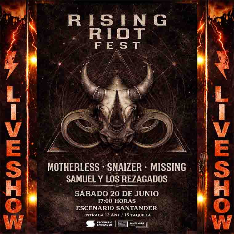 Agenda de eventos en Cantabria - Junio 2026 Rising Riot Fest