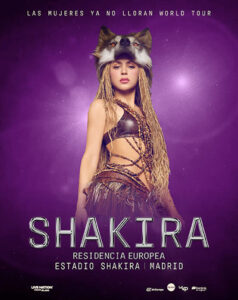 Shakira en Madrid 2026: Entradas Ya a la Venta para la Residencia Europea en Estadio Shakira – ¡Las Mujeres Ya No Lloran!