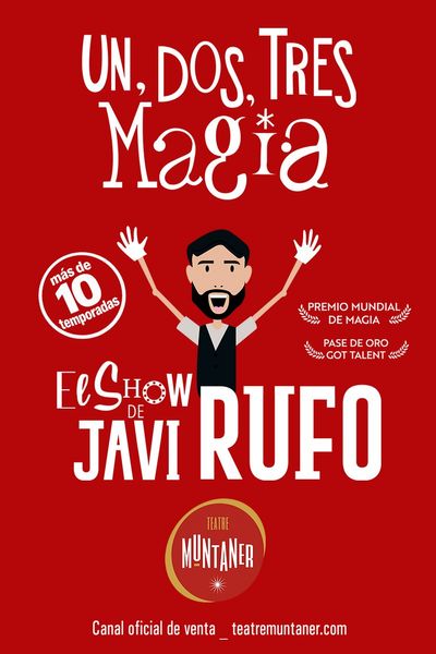 Agenda de eventos en Barcelona - Junio 2026: música, teatro y planes familiares Un, Dos, Tres... ¡Magia! - Javi Rufo