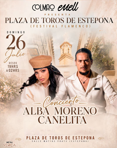 Alba Moreno y Canelita