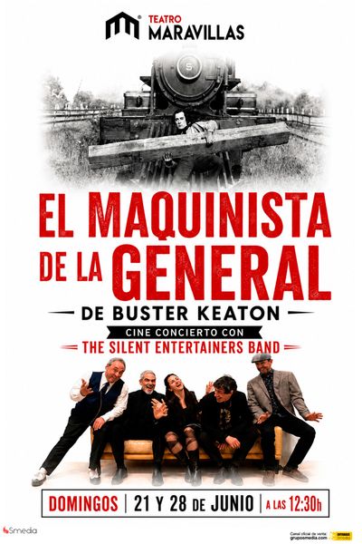 El Maquinista de la General de Buster Keaton – The Silent Entertainers Band