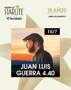 Juan Luis Guerra en Starlite Marbella 15 julio 2026