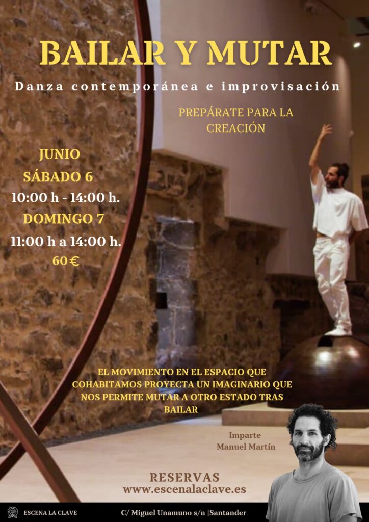 CARTEL BAILAR Y MUTAR COLOR