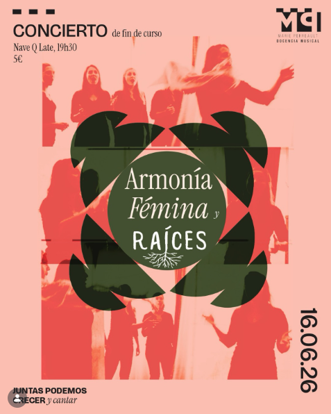 Concierto de fin de curso de Armonía Fémina y Armonía Raíces