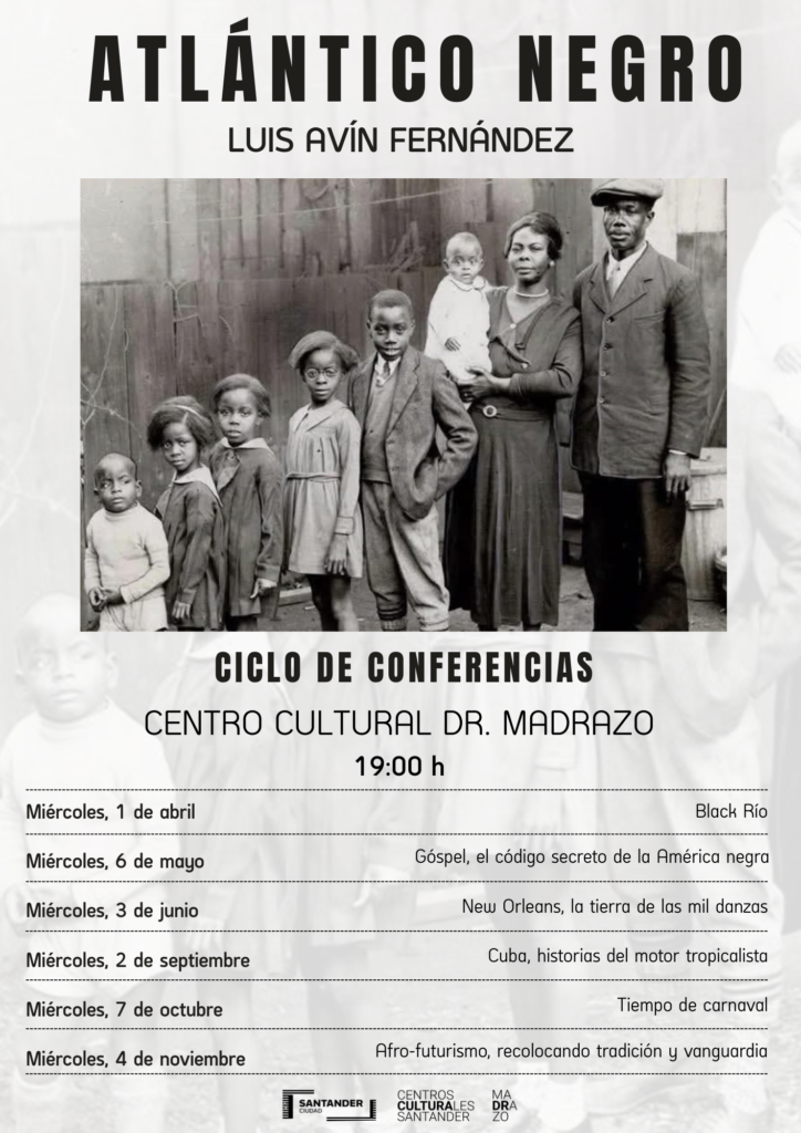 Cartel ATLACC81NTICO NEGRO
