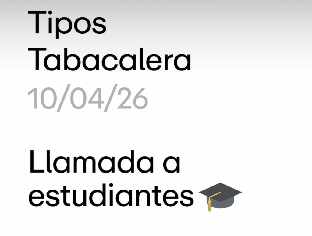 Tipos Tabacalera: llamada a estudiantes IMG 0068