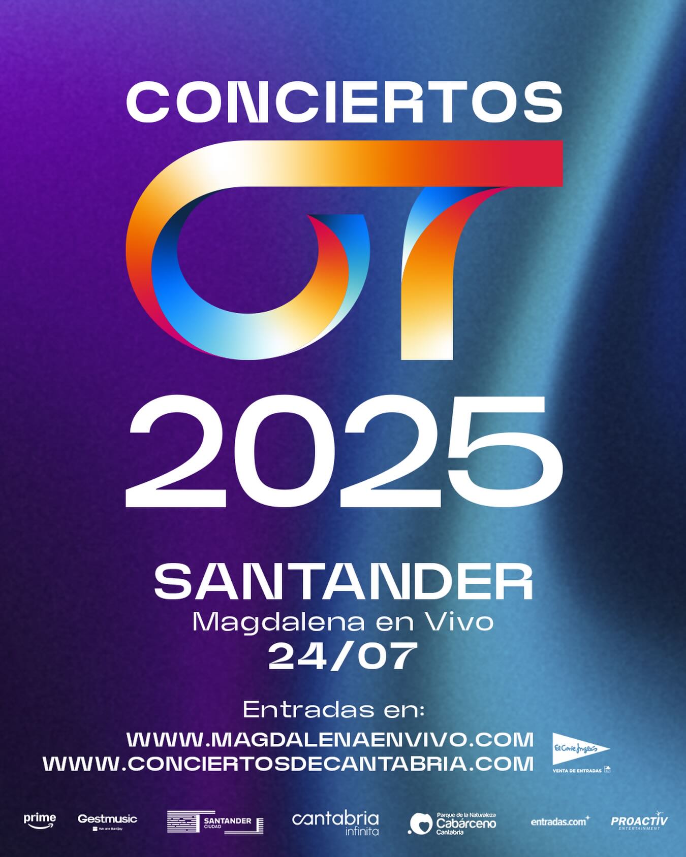 Agenda de eventos en Cantabria - Julio 2026 Los Conciertos de OT 2025 llegan al Festival Magdalena en Vivo