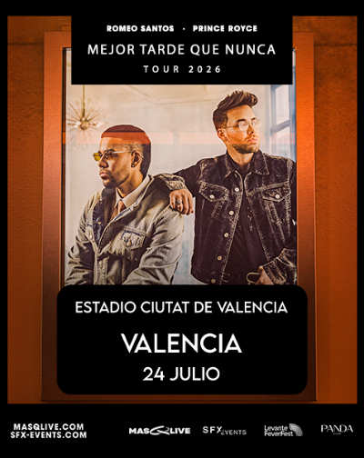 Romeo Santos & Prince Royce – Mejor Tarde Que Nunca Tour 2026