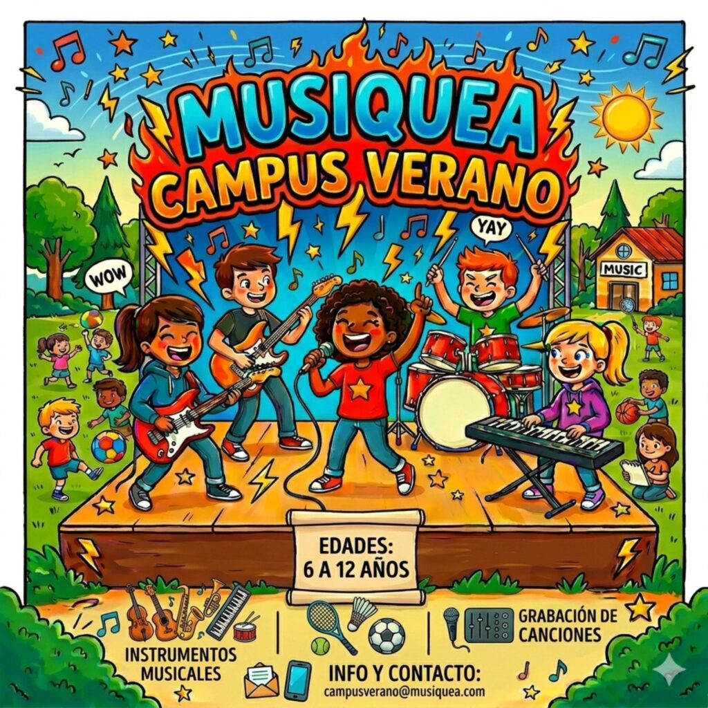 Campus infantil de verano de Musiquea campus musiquea