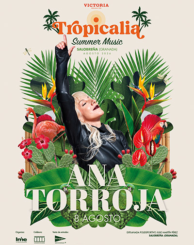 Ana Torroja + Nazz – Tropicalia Summer Music 2026 en Salobreña (Granada)