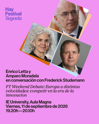 Europa a Distintas Velocidades: Competir en la Era de la Innovación - Hay Festival Segovia 2026 Europa a Distintas Velocidades Competir en la Era de la Innovacion Hay Festival Segovia 2026