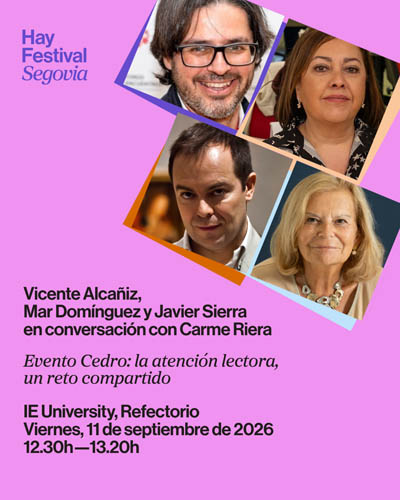 Evento Cedro: La Atención Lectora - Un Reto Compartido - Hay Festival Segovia 2026 Evento Cedro La Atencion Lectora Un Reto Compartido Hay Festival Segovia 2026