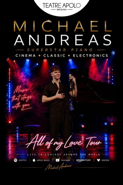 DJ Michael Andreas Piano Electronics Cinema All Of My Love Tour