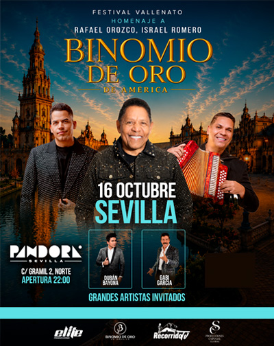 Festival Vallenato – Homenaje a Rafael Orozco, Israel Romero – Binomio de Oro de América