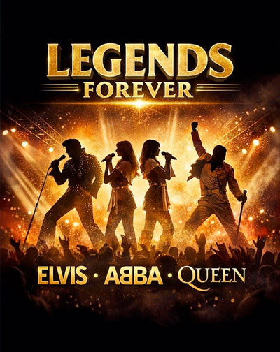 Legends Forever Elvis ABBA Queen