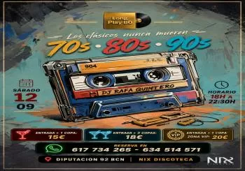 Tardeo Long Play 80 en NIX Barcelona Tardeo Long Play 80 en NIX Barcelona